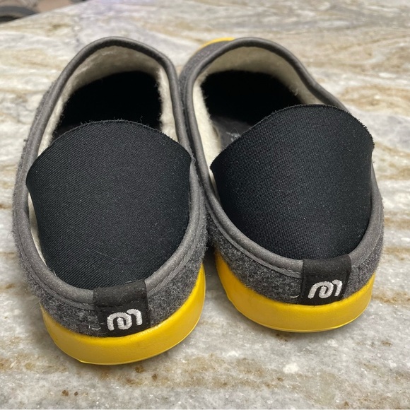 MAHABIS Classic Gray Wool Slippers Removable insole EU45 US Mens 11-11.5 - Picture 8 of 10